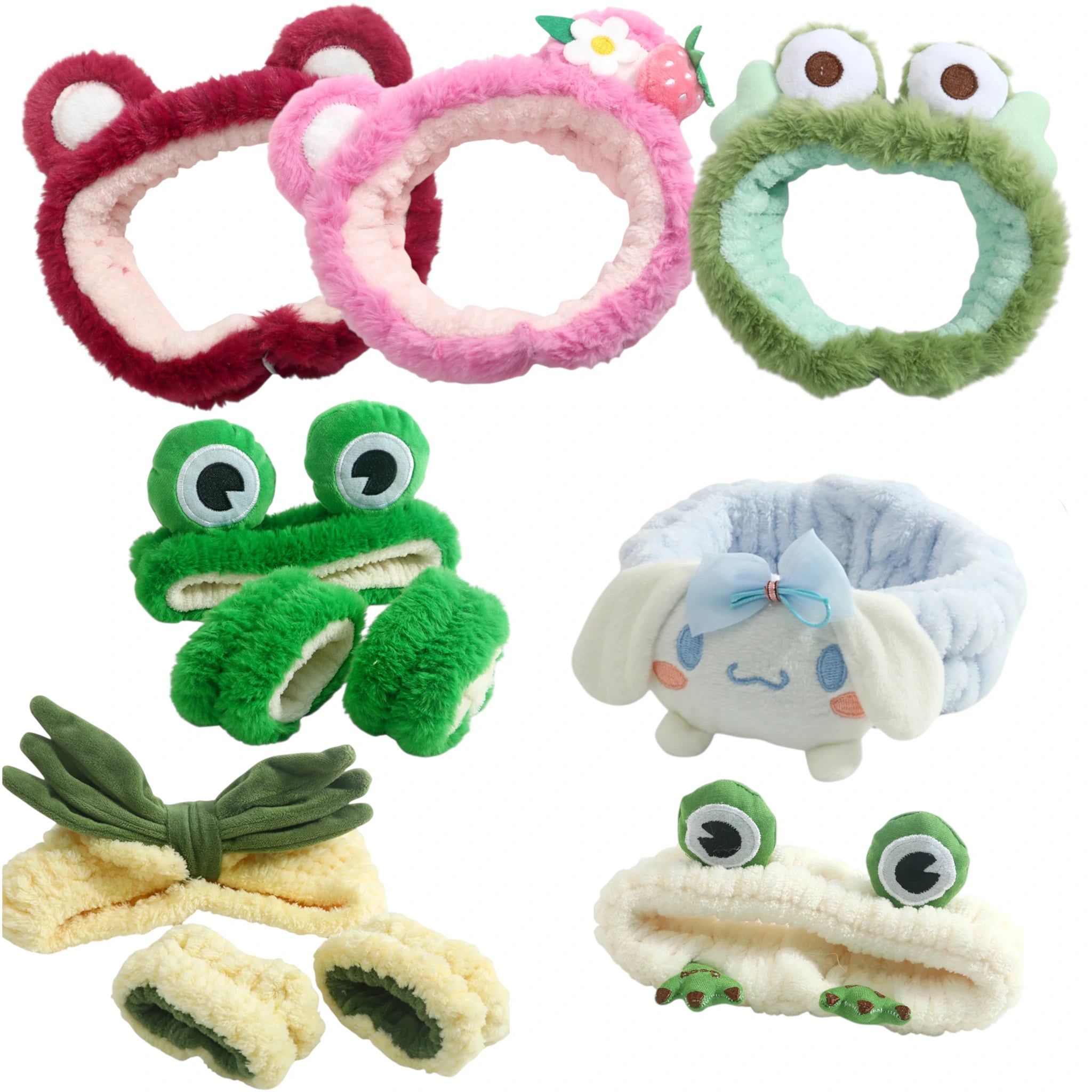 Diadema y muñequera de spa surtido Totemica, 7 unidades